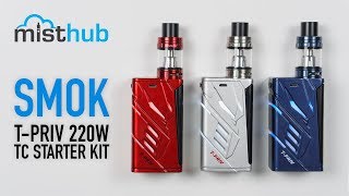 The SMOK T-Priv 220W TC Kit Unboxing and Quick Item Overview