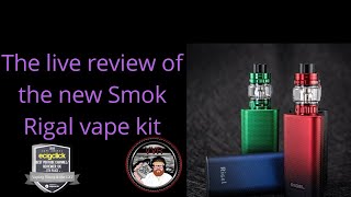 Live overview of the new Smok vape package referred to as Rigal