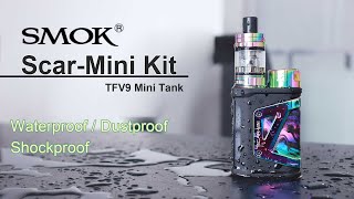 SMOK Scar-Mini Mod Package with TFV9 Mini Tank | Unboxing and fast look