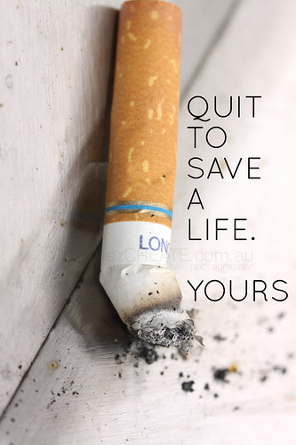 Poster Layout for “Give up Using tobacco” Marketing campaign 02