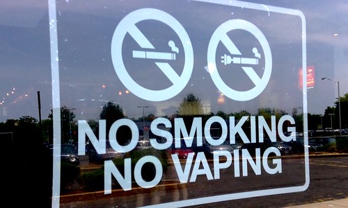 No Vaping Signal, six/2015 Starplex Cinema, by Mike Mozart of TheToyChannel and JeepersMedia on YouTube #Vaping